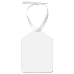 4856 Tag Shape Aluminum 2-Sided Ornament 4856 Tag Shape Aluminum 2-Sided Ornament