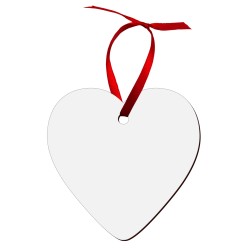 4868 Heart Shape Hardboard Ornament 4868 Heart Shape Hardboard Ornament