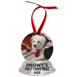 4935 Unisub Snow Globe Sublimation Ornament 4935 Unisub Snow Globe Sublimation Ornament