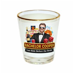 Sublimation 1.5oz Shot Glass Mug with Gold Rim 12 P/C (BN15) Sublimation 1.5oz Shot Glass Mug with Gold Rim 12 P/C (BN15)