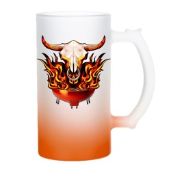 Sublimation 16oz Gradient Frosted Beer Mug Orange (GBDC16O) per 2 p/c $15.99 Sublimation 16oz Gradient Frosted Beer Mug Orange (GBDC16O) per 2 p/c $15.99