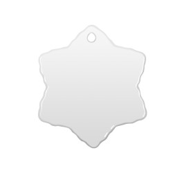 3 inch Snowflake Ornament with String 25 p/c (H006) 3 inch Snowflake Ornament with String 25 p/c (H006)