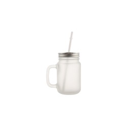 sublimation drinkable 12oz Mason Jar frosted with lid and straw sublimation drinkable 12oz Mason Jar frosted with lid and straw