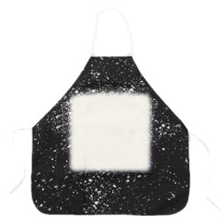 Blank Faux Bleach Linen Apron ( Black ) Blank Faux Bleach Linen Apron ( Black )