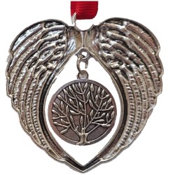 Angel Wing Silver Sublimation Ornament Angel Wing Silver Sublimation Ornament